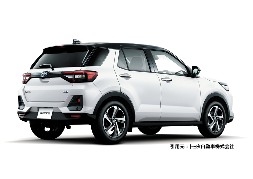 TOYOTA RAIZE 後